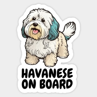 Havanese on Board Sticker